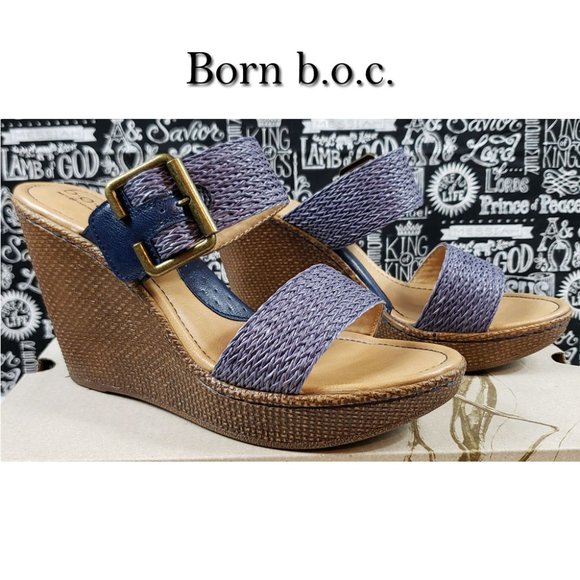 b.o.c. Shoes - Born Wedge Platform Heel Shoes Size 9 M/W